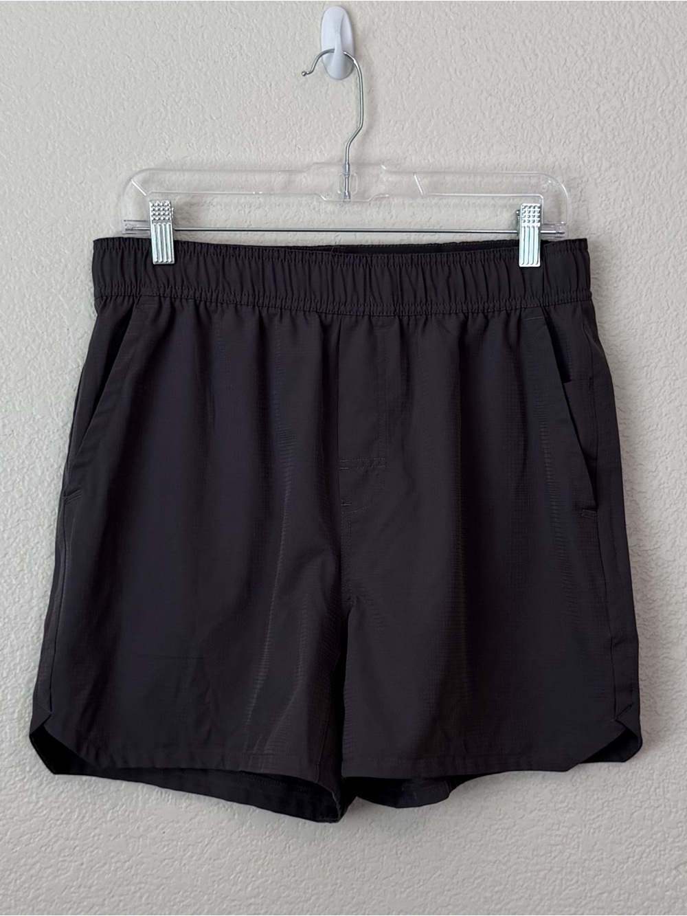 Feat Charcoal Gray Atletic Men's Pull-On Shorts, Sz Medium